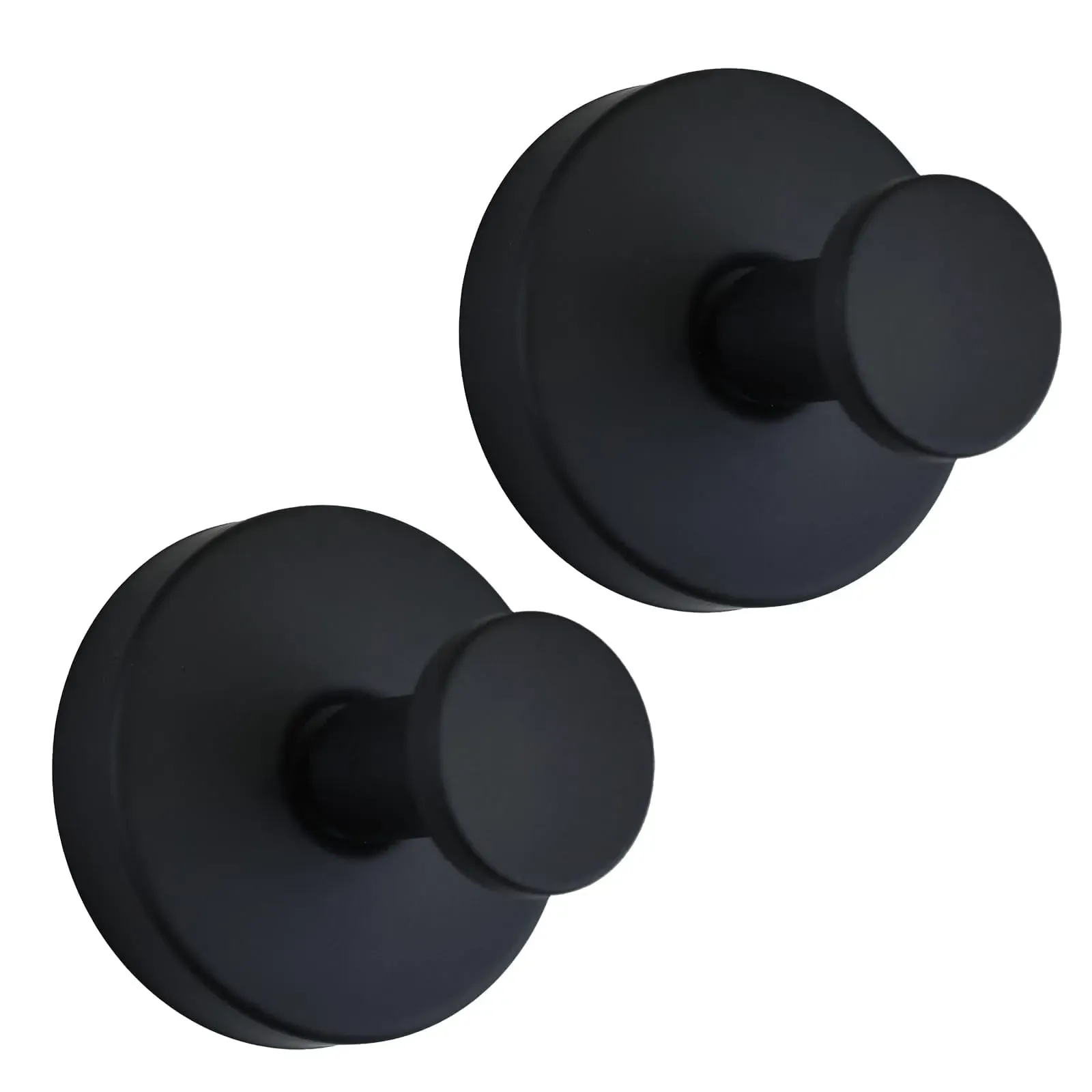 2-Piece Suction Cup Hooks for Shower and Bathroom, No-Drill Stainless Steel (4-Pack)